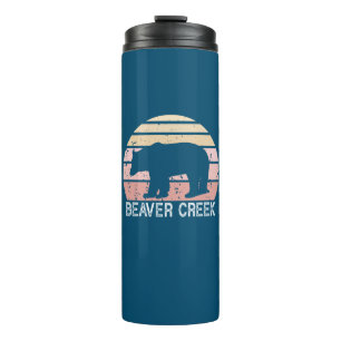 Biber Creek Colorado Retro Bär Thermosbecher