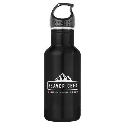 Biber Creek Outdoor Edelstahlflasche (Vorderseite)