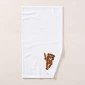 Biber-Design-Monogramm Badhandtuch Set (Handtuch)