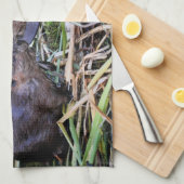 Biber, die Foto küssen Geschirrtuch (Viertel Falte)