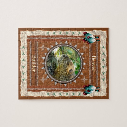 Biber - Erbauer-Puzzle mit Geschenkboxen Puzzle (Horizontal)