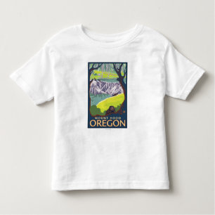Biber-Familie - Berg-Haube, Oregon Kleinkind T-shirt
