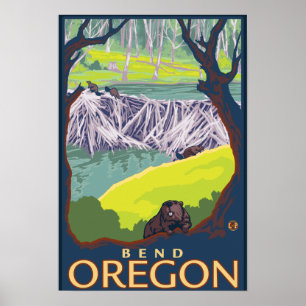 Biber Family - Bend, Oregon Poster