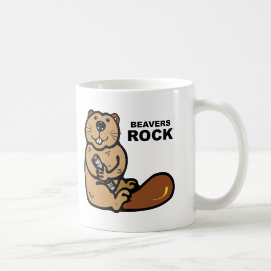 Biber-Felsen Kaffeetasse (Rechts)