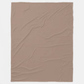 Biber (feste Farbe) Fleecedecke (Vorderseite)