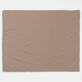 Biber (feste Farbe) Fleecedecke (Vorderseite (Horizontal))