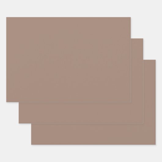 Biber (feste Farbe) Geschenkpapier Set (Set)