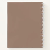 Biber (feste Farbe) Notizblock (Rückseite)
