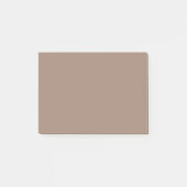 Biber (feste Farbe) Post-it Klebezettel (Vorderseite)