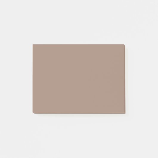 Biber (feste Farbe) Post-it Klebezettel (Vorderseite)