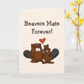 Biber Forever Love Card Karte (Gelbe Blume)