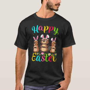 Biber Funny Oaster Egg Bunny Beaver Happy Oster T-Shirt