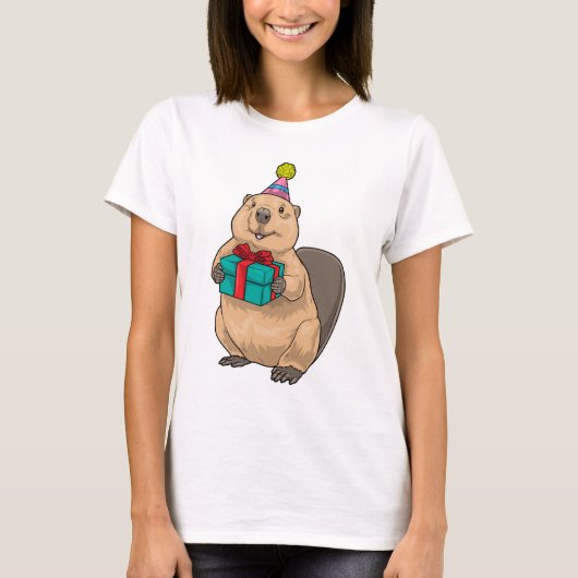 Biber-Geburtstagspaket T-Shirt (Vorderseite)