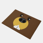 Biber-Gesicht Fußmatte (Schrägansicht)