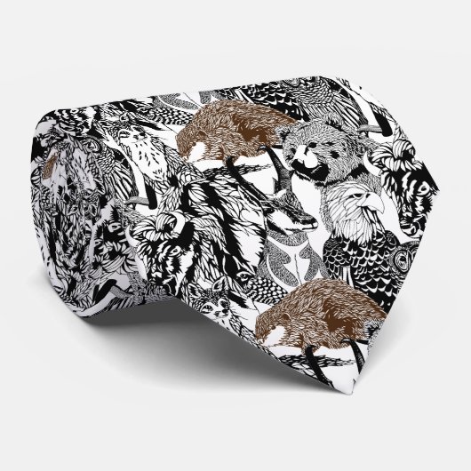 Biber-Herausragend-Krawatte Krawatte (Gerollt)