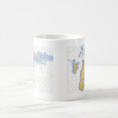 Biber-Insel, MI-Seediagramm Kaffeetasse (Mittel)