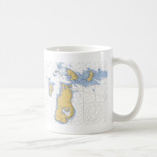 Biber-Insel, MI-Seediagramm Kaffeetasse (Rechts)