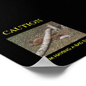 Biber ist schlechter Tag Poster (Ecke)