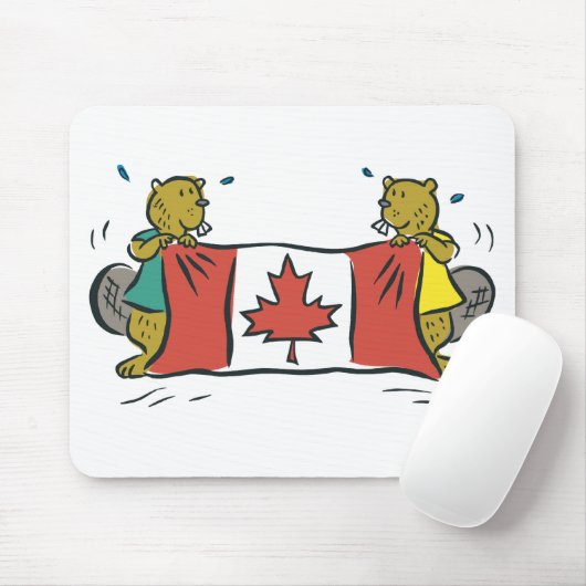 Biber Kanada Mousepad (Mit Mouse)