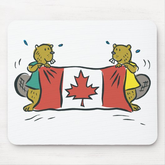 Biber Kanada Mousepad (Vorne)