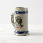 Biber Kanada wie?  Leuchtturm-Weg Bierglas (Vorderseite Links)