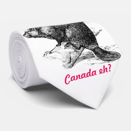 Biber Kanada wie? Leuchtturm-Weg Krawatte