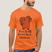 Biber-Klein, Biber-Biegung, Oklahoma T-Shirt (Vorderseite)
