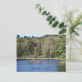Biber Lodge in COLEBROOK, CT Postkarte (Stehend Vorderseite)