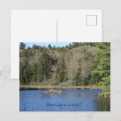Biber Lodge in COLEBROOK, CT Postkarte (Vorne/Hinten)