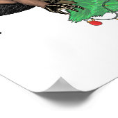 Biber-lustige Sprüche Comic zeichnend Poster (Ecke)