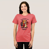 Biber mit Ahornleder und Elbos Up Canada Big Tri-Blend Shirt (Vorderseite voll)