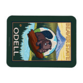 Biber & Mt. Hood - Odell, Oregon Magnet (Horizontal)