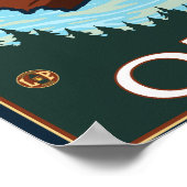 Biber & Mt. Hood - Odell, Oregon Poster (Ecke)