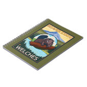 Biber & Mt. Hood - Welches, Oregon Notizblock (Linke Seite)