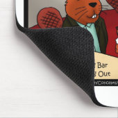 Biber Networking Funny gibt T-Shirts & Cards Mousepad (Ecke)