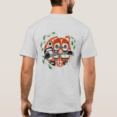 Biber - NW Coast Native American Style T - Shirt (Rückseite)