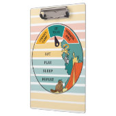 Biber, Opossum, Schlangenlager personalisieren Klemmbrett (Links)