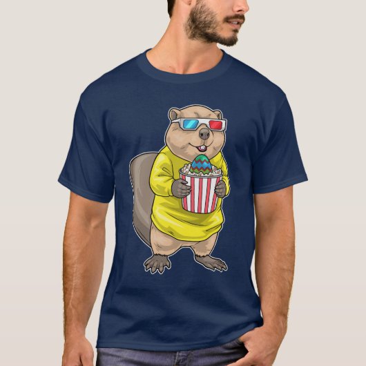 Biber Osterkino T-Shirt (Vorderseite)