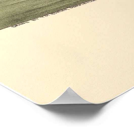 Biber, PA Panorama Karte - 1900 Poster (Ecke)