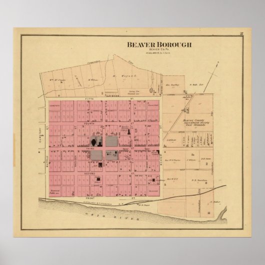 Biber, Pennsylvania Poster (Vorne)