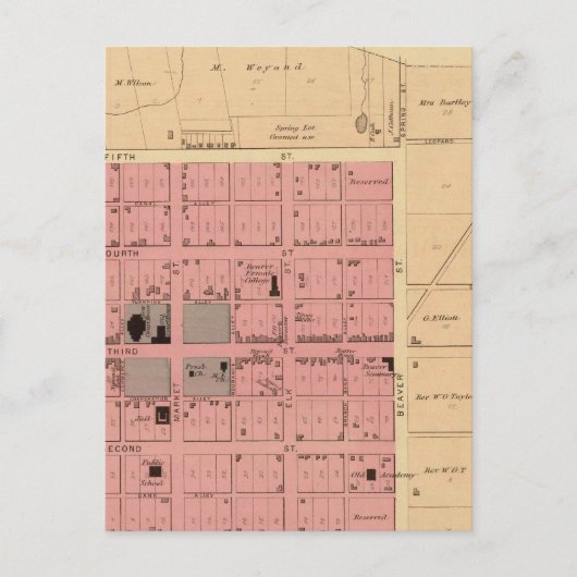 Biber, Pennsylvania Postkarte (Vorderseite)