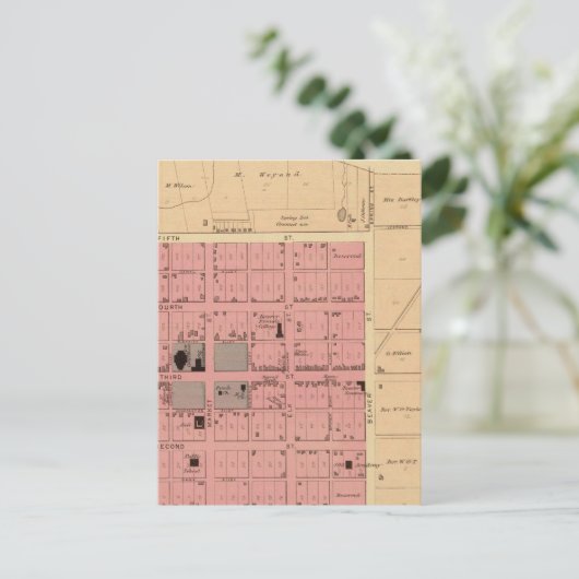 Biber, Pennsylvania Postkarte (Stehend Vorderseite)