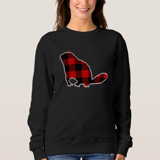 Biber Red Buffalo Kariert Rodent Kit Pj Fa Sweatshirt (Vorderseite)