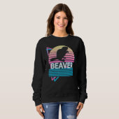 Biber Retro Sweatshirt (Vorne ganz)