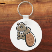 Biber Schlüsselanhänger (Vorderseite)