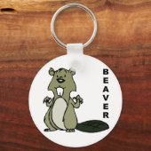 Biber Schlüsselanhänger (Vorderseite)