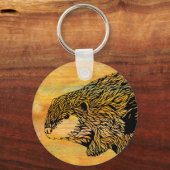 Biber-Schlüsselkette Schlüsselanhänger (Vorderseite)