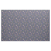 Biber & Seerosenblätter auf dunkelblau Stoff (Fat Quarter (45,7 x 55,9 cm))