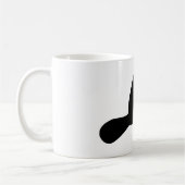 Biber-Silhouette Kaffeetasse (Links)