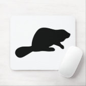 Biber-Silhouette Mousepad (Mit Mouse)